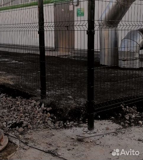 Забор сетка 3д