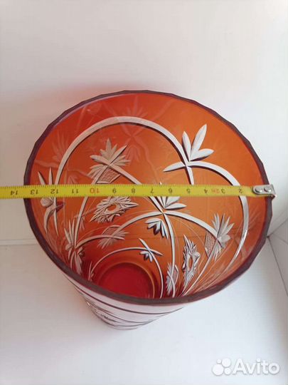 Ваза для цветов хрусталь СССР 70-х