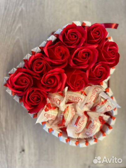 Сладкий набор в виде сердца