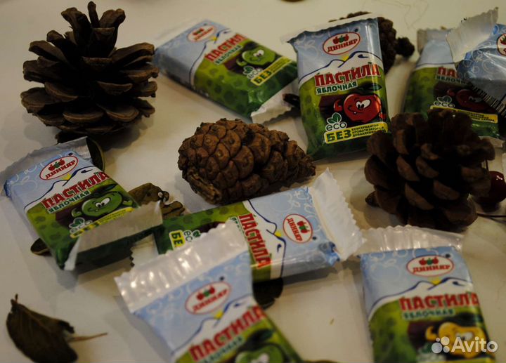 Пастила яблочная без сахара, от 100 г