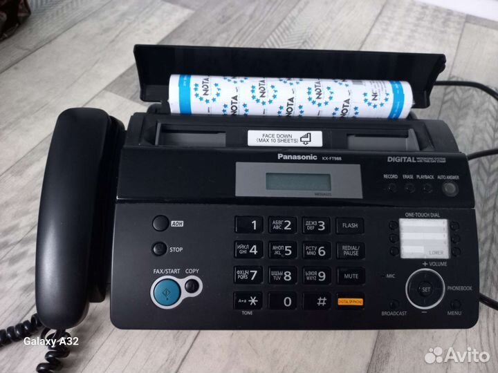 Факс panasonic kx-ft988