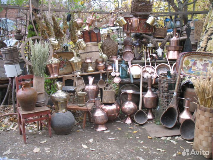 Котелок медный старинный котелки из меди и аренда