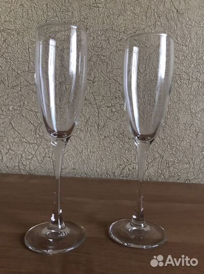 Фужеры для шампанского и вина