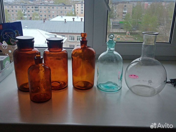 Аптечные склянки СССР