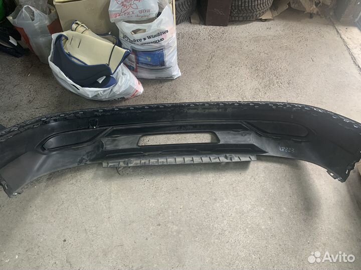 Юбка заднего бампера volkswagen tiguan 2