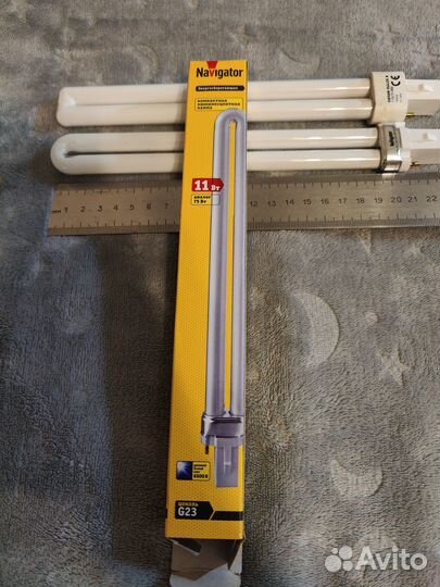 2 лампы G23 11W