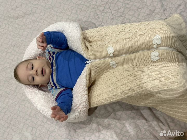 Плед конверт для новорожденного