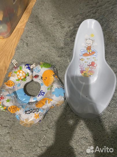 Горка для купания и круг