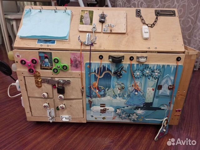 Бизиборд домик со светом