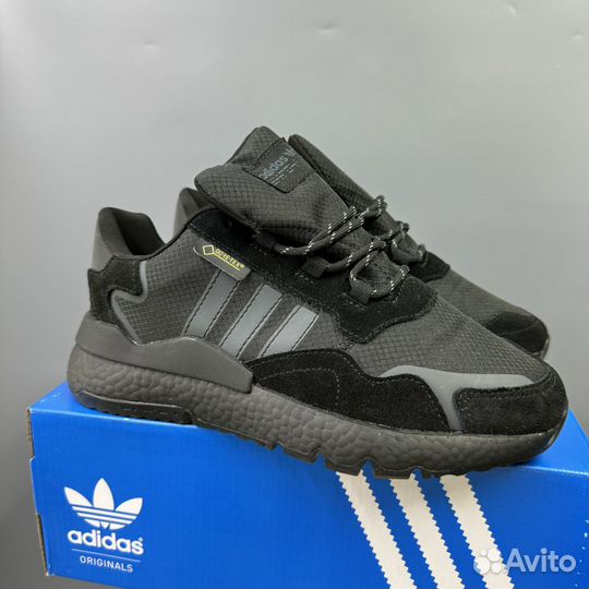 Кроссовки мужские adidas nite jogger black gore-te