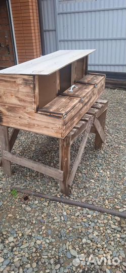 Гнезда для кур с яйцеприемником