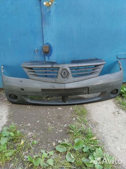 Бампер renault logan l
