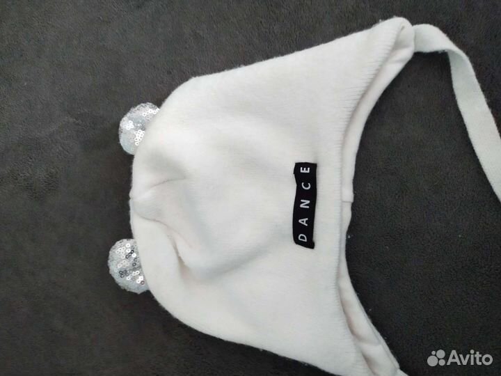 Шапки пакетом для девочки осень демисезон 47-49