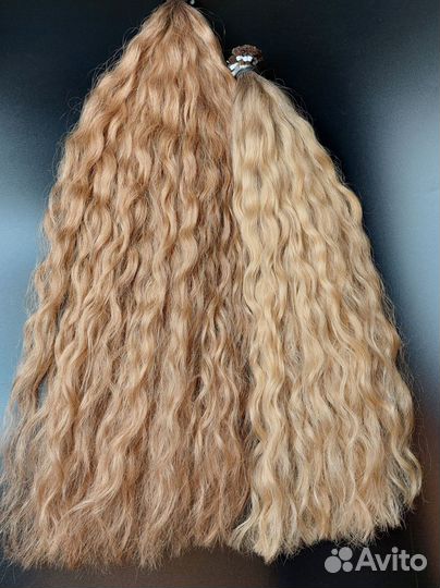 Волосы для наращивания Exclusive +, кудри, опт