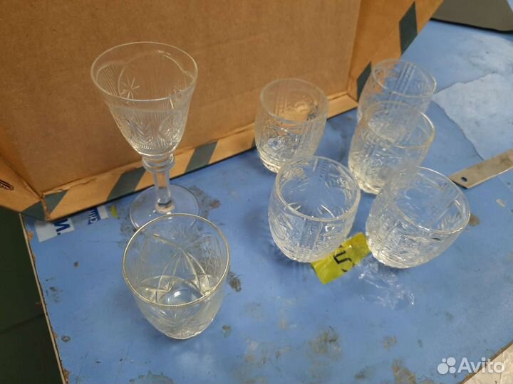 Рюмки, бокалы, салатницы, хрусталь стекло керамик
