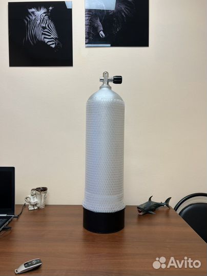 Баллон для дайвинга 11, 12 л алюминий сталь новый