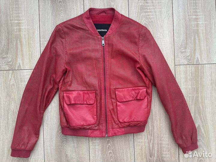 Куртка - бомпер из натуральной кожи