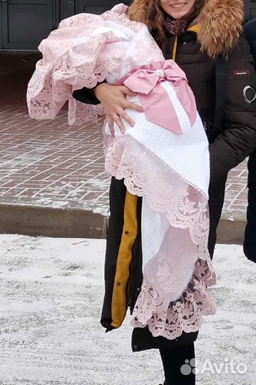 Конверт на выписку со шлейфом