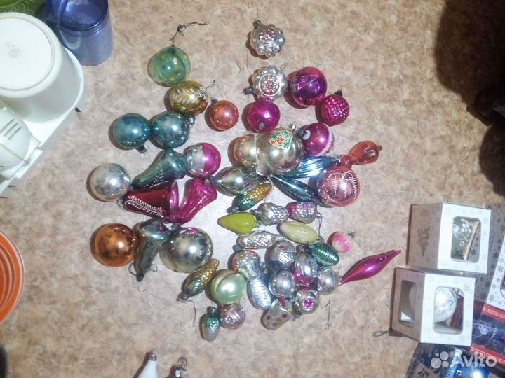 Елочные игрушки СССР