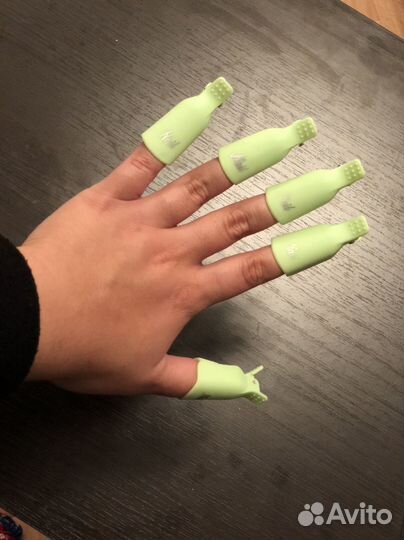 Прищепки для снятия маникюра