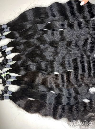 Волосы для наращивания, 40см, кудри, Долями