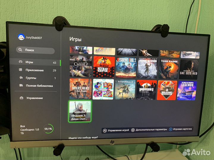 Xbox one s 1tb с играми