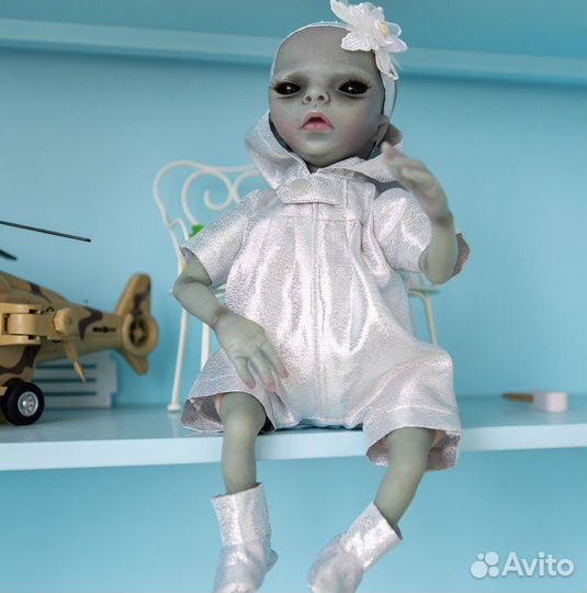 Кукла Реборн инопланетянин 36 см (новая )