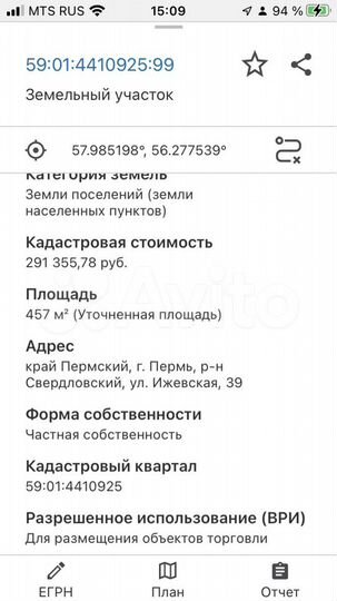 Участок 9 сот. (ИЖС)