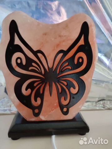 Бабочка. Светильник соляной