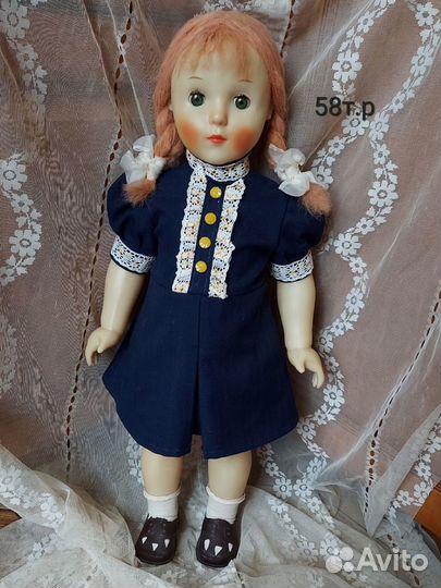 Куклы паричковые из СССР