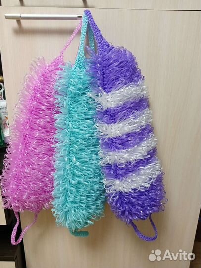 Мочалка ручной работы