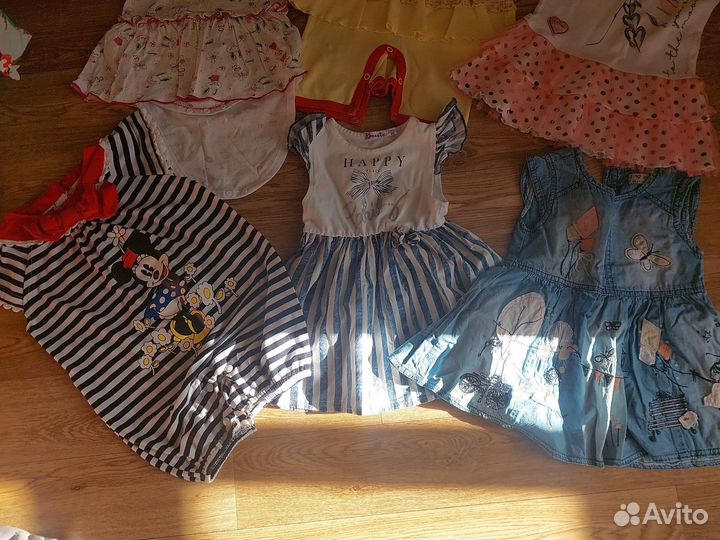 Летние вещи пакетом на девочку