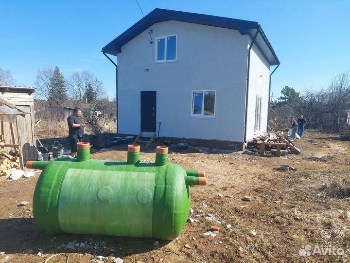 Септик 2 куба монтаж
