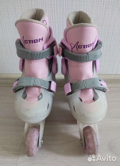 Роликовые коньки детские с защитой