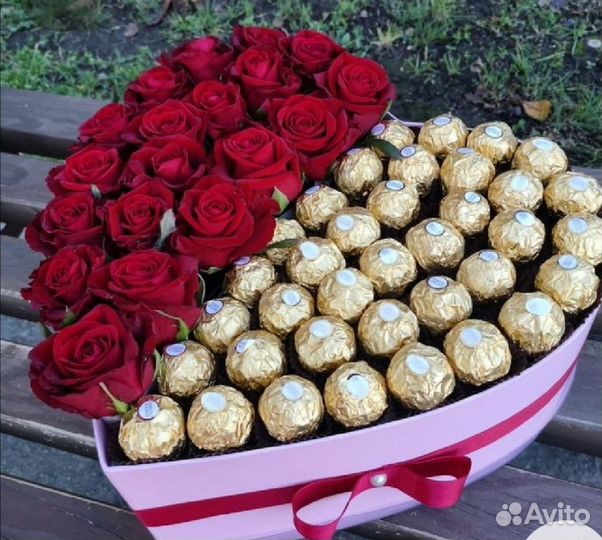 Сладкие букеты из конфет