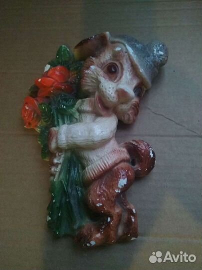 Фигурка гипсовая на стену СССР