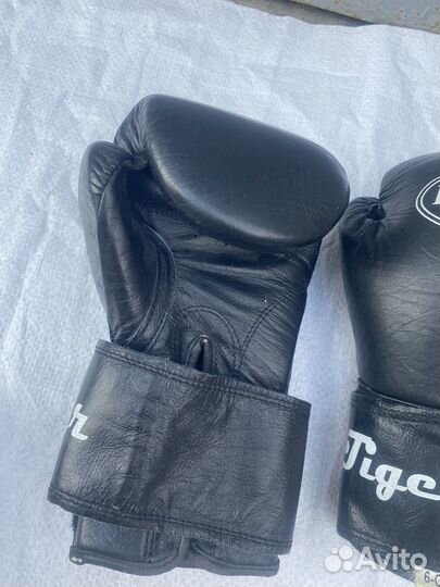 Перчатки боксерские 6 O.Z кожаные