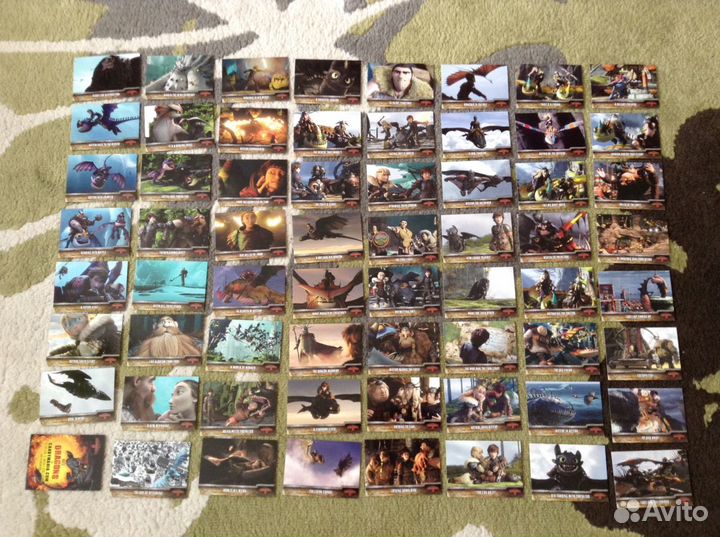 Карточки topps Как приручить дракона 2