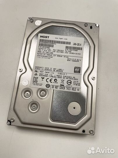 Жесткий диск 4тб 4tb Hitachi hgst