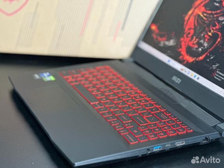Мощный MSI RTX 3060/i7-12650H/240hz