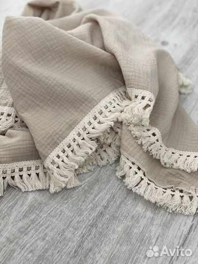 Муслиновый плед покрывало детский