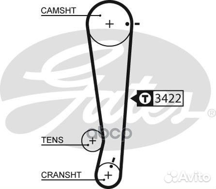 Ремень грм hyundai / KIA 1.0-1.1 99- (101x20)