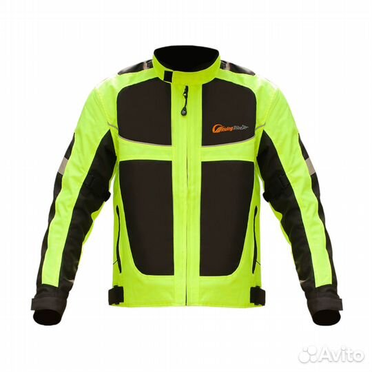 Мотокуртка Riding Tribe JK-21 зелено-черная