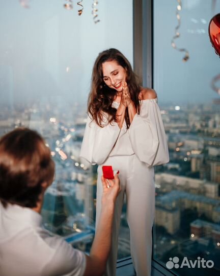 Предложение руки и сердца в Москва-Сити