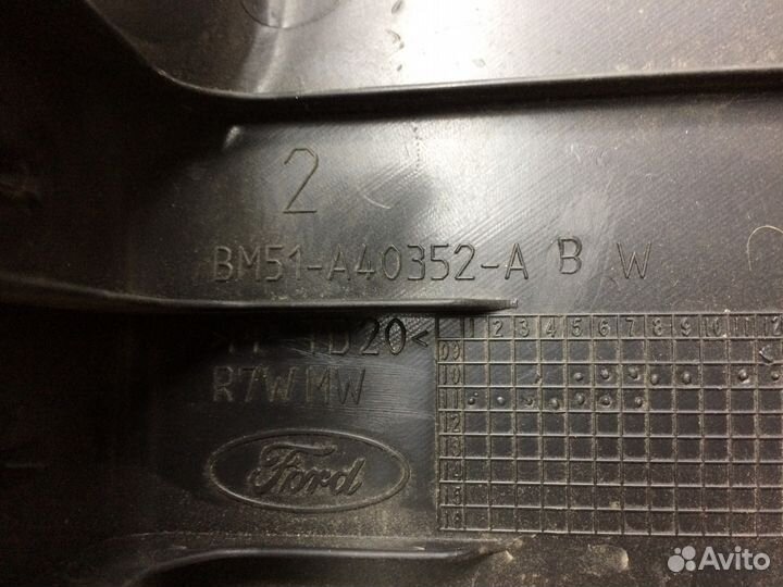 Накладка задней панели Ford Focus 3 11-19