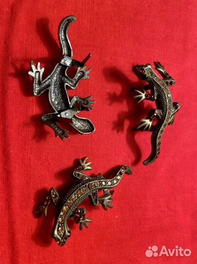 Брошь «Ящерица»