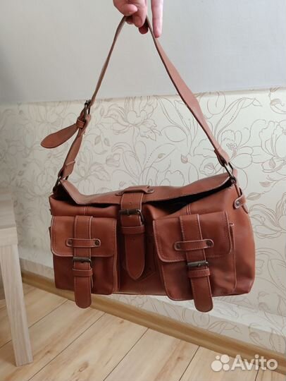 Сумка женская натуральная кожа бу
