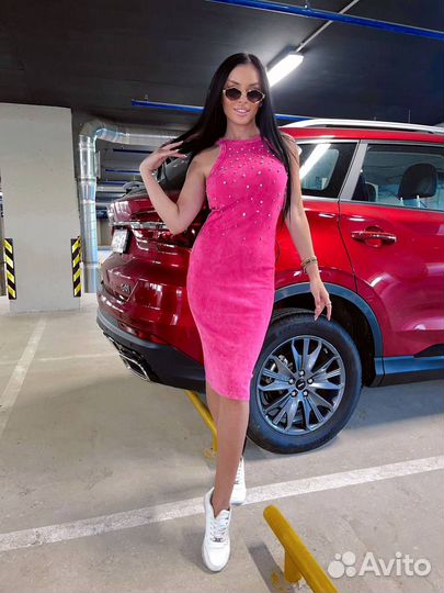 Платье лапша с камешками