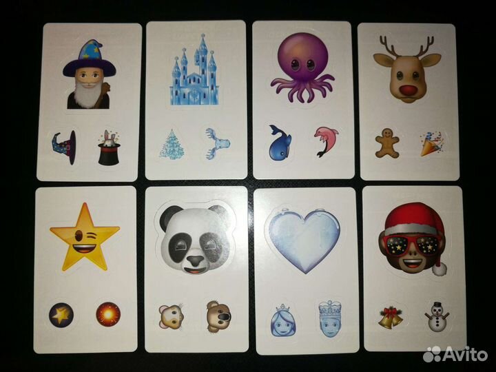 Окей Emoji/ карточки эмоджи с наклейками