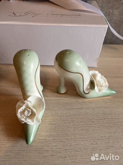 Бокал фужер шампанское Солонка перечница туфелька